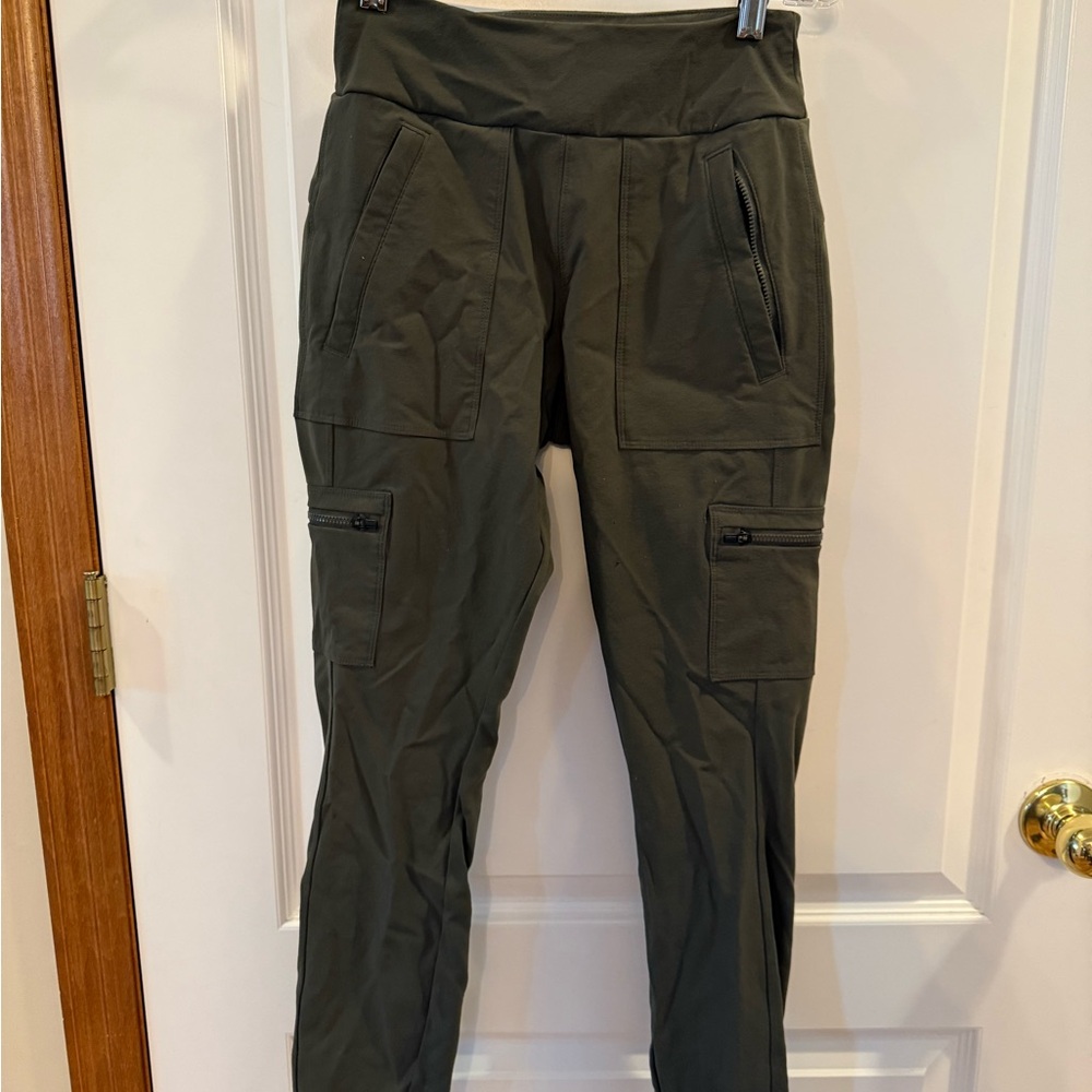 Athleta Dark Green Cargo Joggers